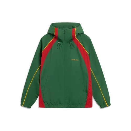 LINING Shaolin Temple Basketball Collection Тренчкот Мужской Эдем Зеленый