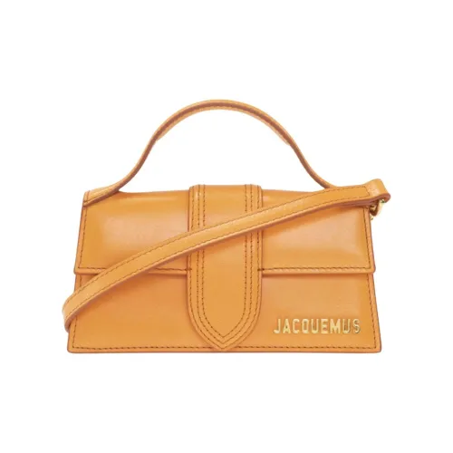 Jacquemus Le Bambino Сумка через плечо из натуральной кожи женская апельсинового цвета