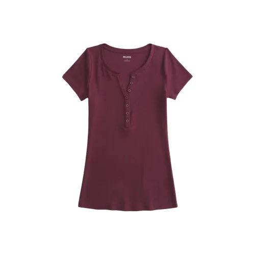 Hollister Red Женские T-рубашки