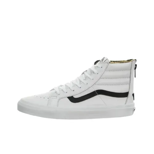 Vans Sk8 Hi Высокие Кроссовки для Скейтбординга Унисекс Белые