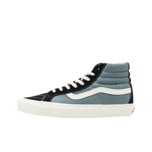 Vans Sk8 HI Высокие Кроссовки для Скейтбординга Унисекс Синие Черные