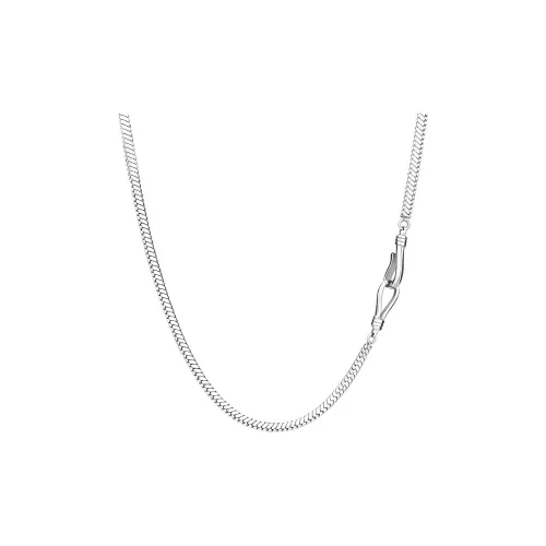 GUDUD Цепь в виде змеи из титанового стального ожерелье унисекс