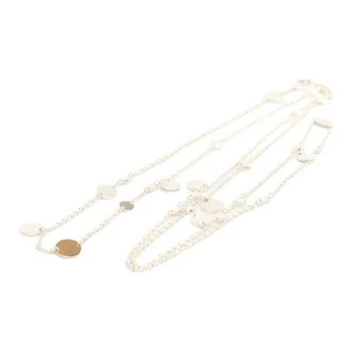 HERMES Ex Libris Металлические Ожерелья Женские Серебряные