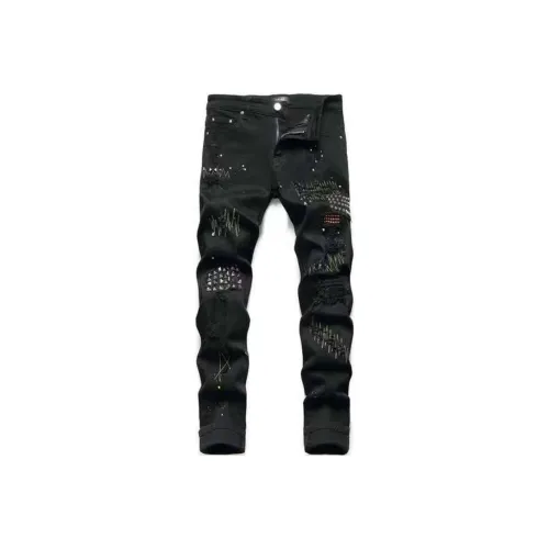 APBM Черный Унисекс Джинсы