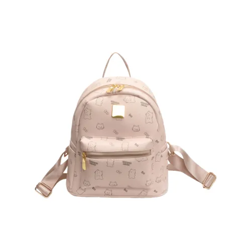 TOUTSEUL YOLO ПУ (полиуретан) Рюкзак Стандартный Женский Розовый Коричневый Белый Черный