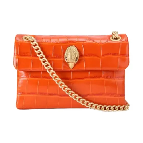 Kurt Geiger London Kensington Телячья кожа Сумка через плечо Мини Женская Апельсин