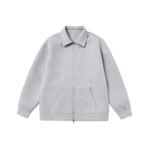 VESIBO Светло-серый унисекс куртки