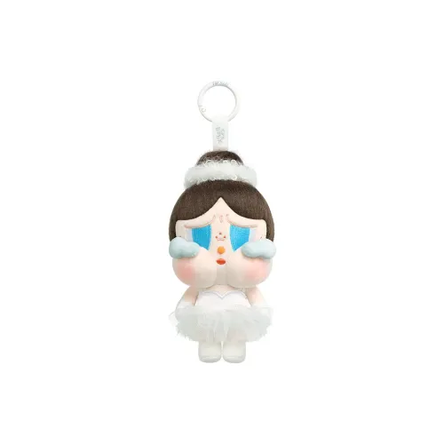 POP MART Коллаборация CRYBABY Блестящая Коллекция Плюшевая Подвеска Прозрачный Слепой Бокс с Карточкой