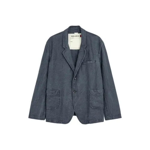 ZARA Linen SS25 Бизнес Костюм Мужской