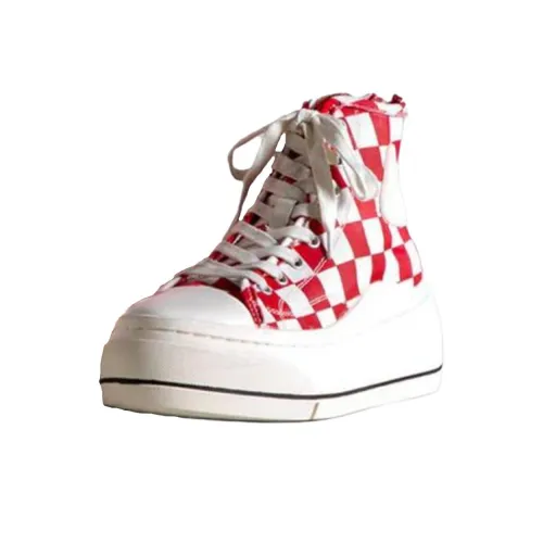 R13 Kurt Высокие Кеды Женские Белые Красные