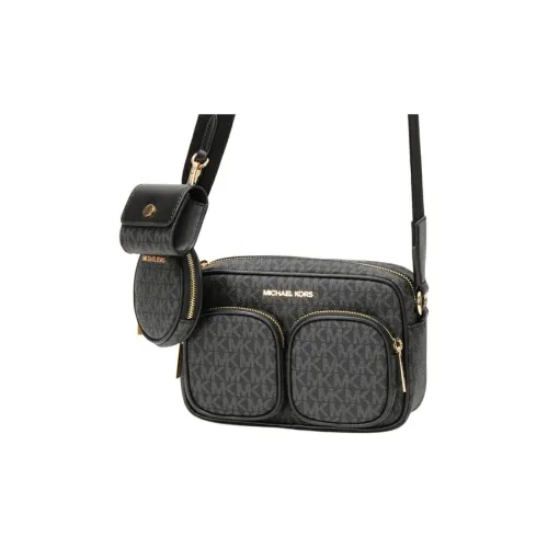 MICHAEL KORS Jet Set Холст Сумка через плечо Средний Женский Черный