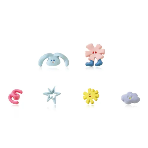 DVNRR Сплав Серьги-гвоздики Женские