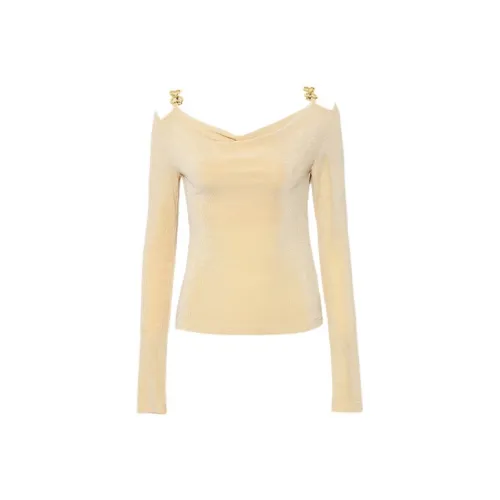 DPLAY Теплый Желтый Женские T-рубашки