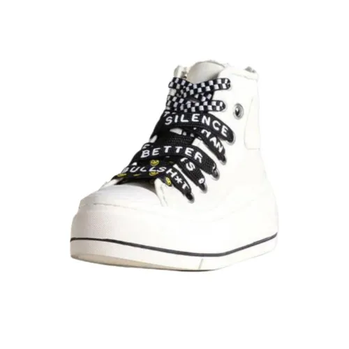 R13 Kurt Высокие Кеды Женские Белые