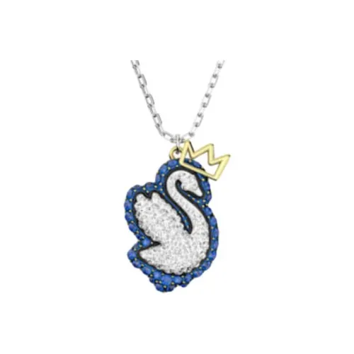 Swarovski Лебедь Кристальные ожерелья Женское серебро