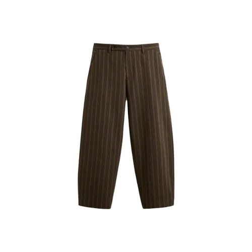 ZARA Brick Red Men's Casual Pants ZARA Кирпично-красные Мужские Повседневные Брюки