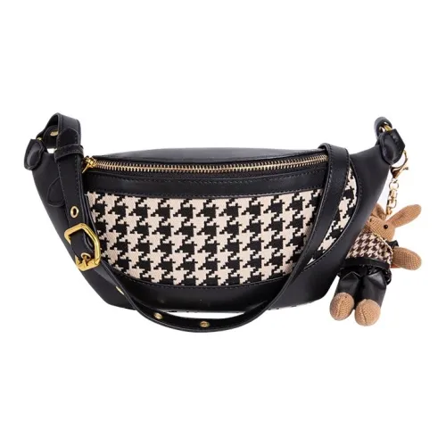 SMILE FOCUS ПУ (полиуретан) Бананка Стандартная Женская Черная