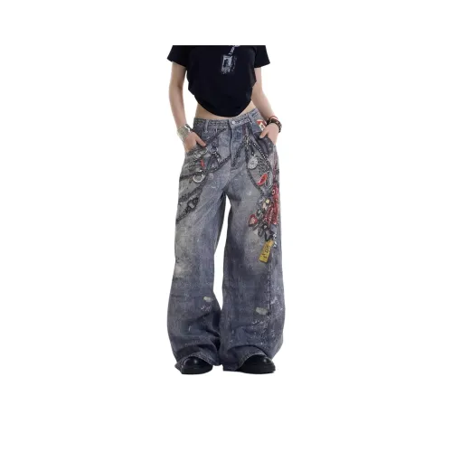 WELTER EXPERIMENT Blue Unisex Jeans