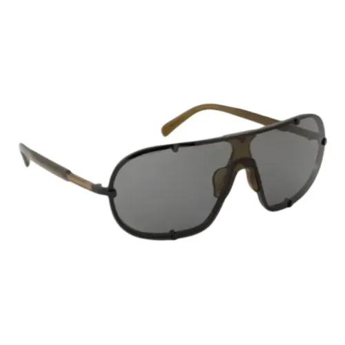 DRIES VAN NOTEN Нерегулярная форма Солнцезащитные очки Женские Черный