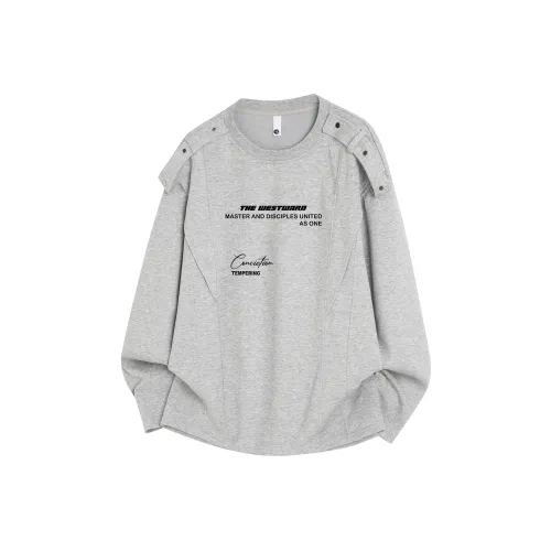 Westward Bound Chronicle Длинный рукав Т-рубашка Унисекс