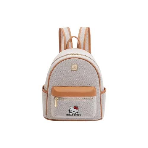 Sanrio Hello Kitty PU (полиуретан) рюкзак женский экрю