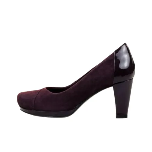 Clarks Высокие каблуки Темно-красный Женский