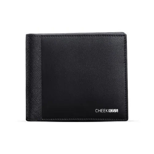 Cheekkiss Кожа Кошелек Стандартный Мужской Черный