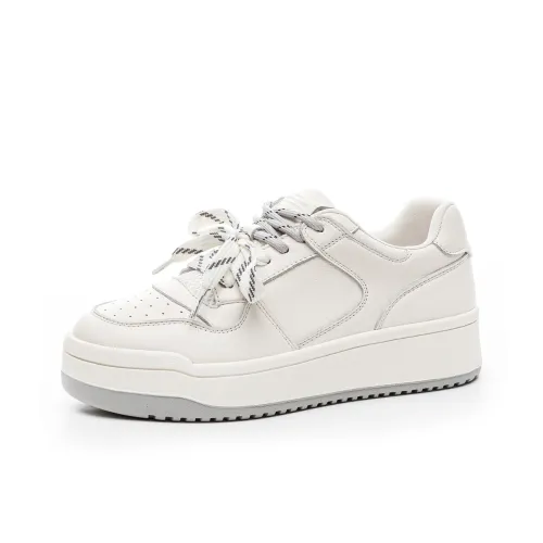 HUITE Износостойкие Дышащие Низкие Кроссовки для скейтбординга Женские Белые