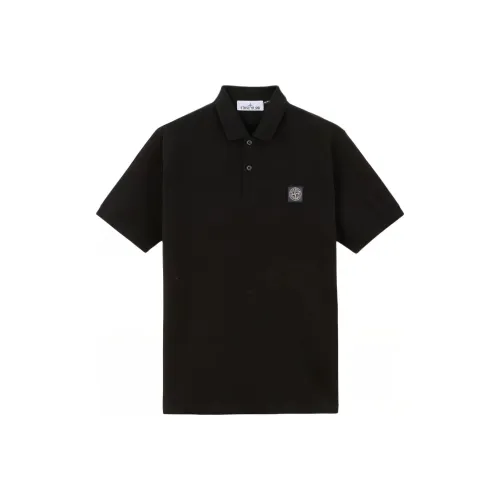 Stone Island Мужская черная поло