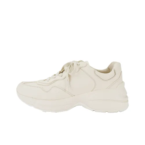 GUCCI Rhyton Low Топ Повседневная обувь Женская Айвори Белый