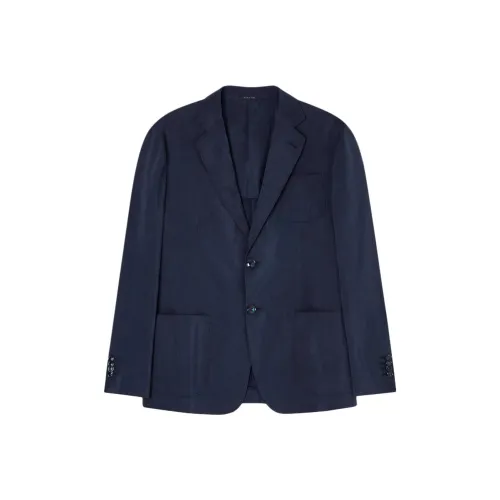 GIORGIO ARMANI Темно-синий Синий Мужской Деловой костюм