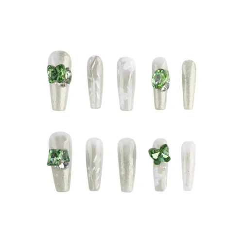 BDQC Утонченный Ручной Свежий Сверкающий страз Элегантность Инструмент для ногтей Премиум Feel 25 мм Фальшивая ногть