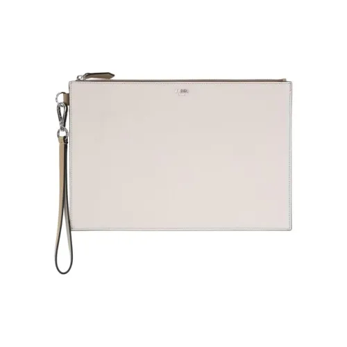 FENDI Кожа Клатч Стандартный Мужской Белый