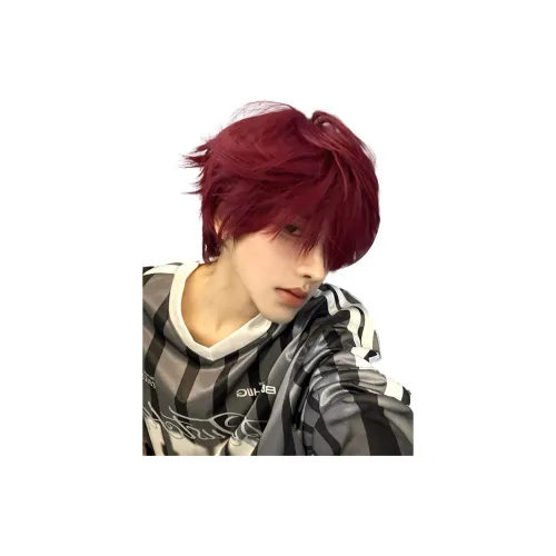 UMIFFA Мужская парик с короткими волосами корейский стиль Handsome полный комплект повседневный дифференциальный утолщенный верх