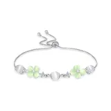 Браслет "Четырехлистный Звездный Свет" [Трава Зеленая]