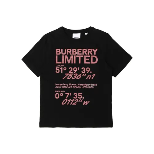 Burberry Черные Детские Рубашки T