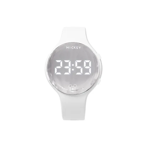 Disney Электроника Механизм Силиконовый Ремешок Часы Унисекс Черный Циферблат