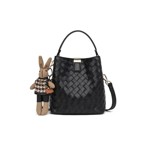 PT'SON Сумка через плечо из коровьей кожи сумка обычная женская черная