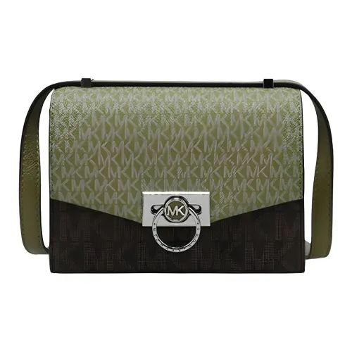 MICHAEL KORS Hendri PVC Сумка через плечо Сумка на плечо Женская Светло-оливково-зеленая