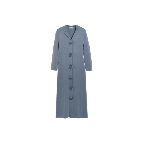 BY MALENE BIRGER COPENHAGEN MBC Длинное платье с длинными рукавами Женское