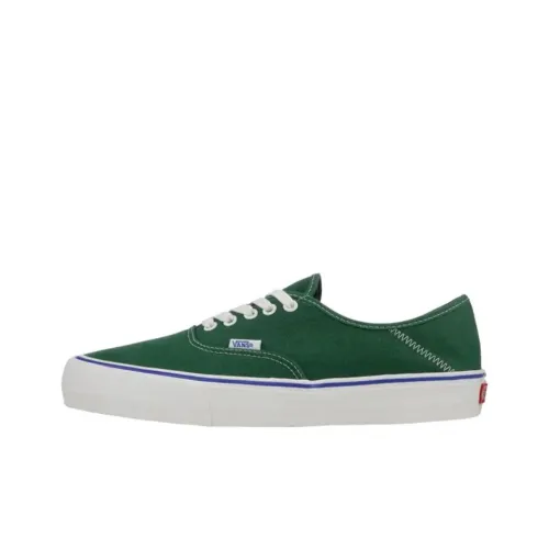 Vans Authentic Low Top Скейтборд Кроссовки Мужские Зеленые
