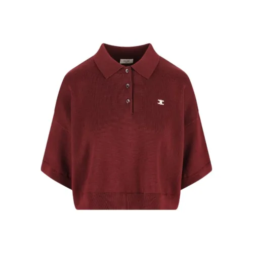 Celine Fw25 Поло Свободного кроя Женское