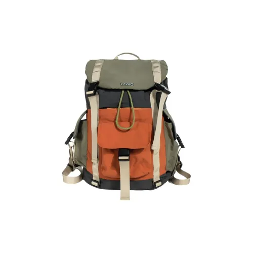 RVVR Нейлон Рюкзак Унисекс Шафран Зеленый Контрастный