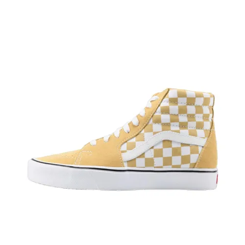 Vans Sk8 HI Высокие Кроссовки для Скейтбординга Унисекс Желто-Белые