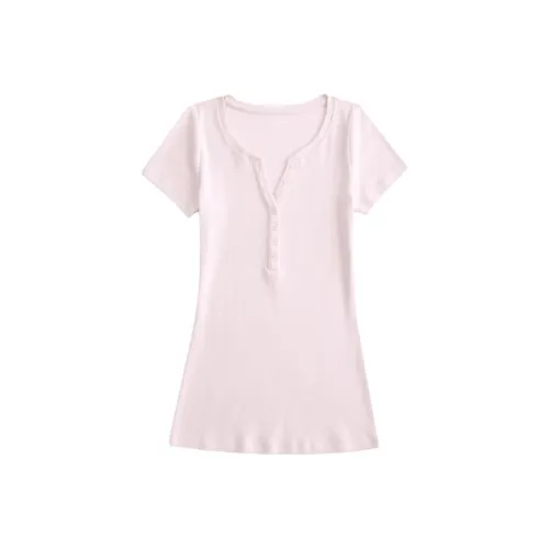 Hollister Розовые Женские T-рубашки