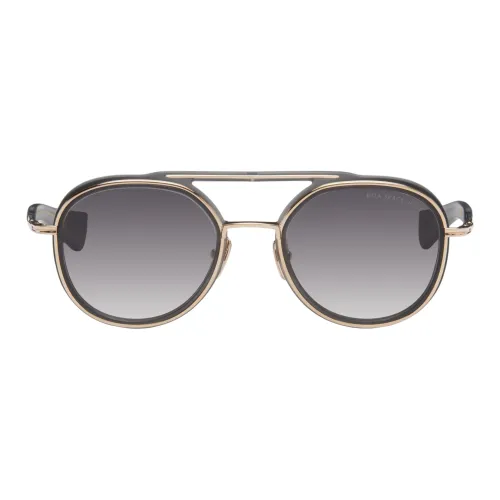 DITA Ацетат Титан Авиатор Солнцезащитные очки Мужской Золотой