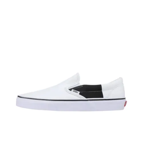Vans CLASSIC Slip-On Скейтборд Кроссовки Мужские Белые