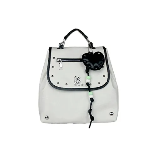 Kenghua Village Кожа Carry Рюкзак Женские Черный Белый