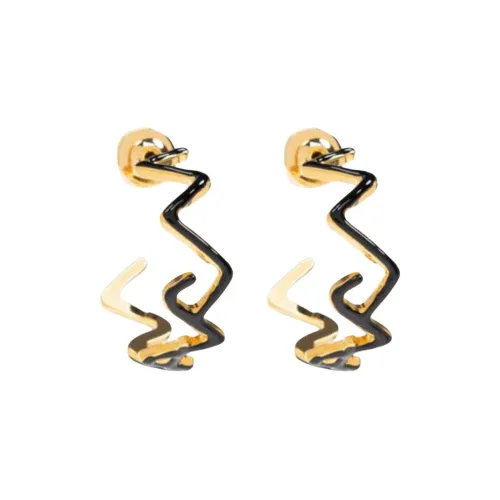 Marni Brass Earrings Женские Золото