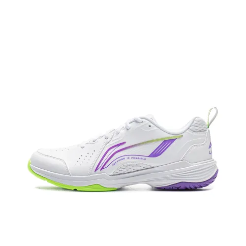 LINING FLYING EAGLE Дышащая и Легкая Низкая Обувь для Бадминтона Унисекс Стандартная Белая